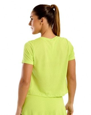 Blusa Cropped BT Verde Lima SND Fitness