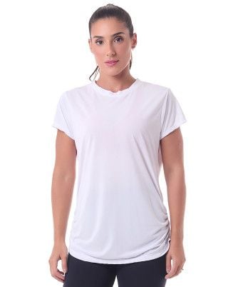 Blusão Fit Anti Odor e Dry Branco SND Sandy Fitness