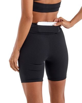 Bermuda Balance Canelada Multibolsos Média Compressão Uv50+ Preto SND Fitness