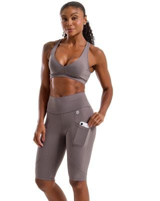 Look Power Intensity Alta Compressão UV50+ Cinza SND Fitness