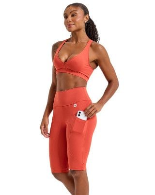 Look Power Intensity Alta Compressão UV50+ Terracota SND Fitness
