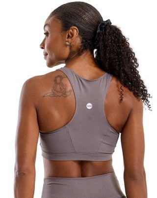 Top Power Alta Sustenção e Compressão UV50+ Cinza SND Fitness
