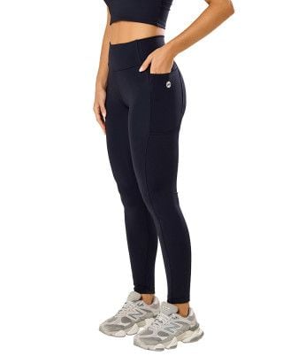 Calça Legging Elastic Touch Média Compressão UV50+ Preto SND Fitness