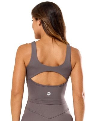 Top Elastic Touch Média Compressão UV50+ Cinza SND Fitness