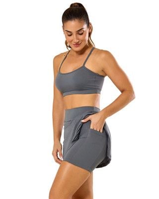 Look Light Fly Média Compressão UV50+ Cinza SND Fitness