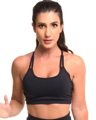 Top Open Black Sandy Fitness
