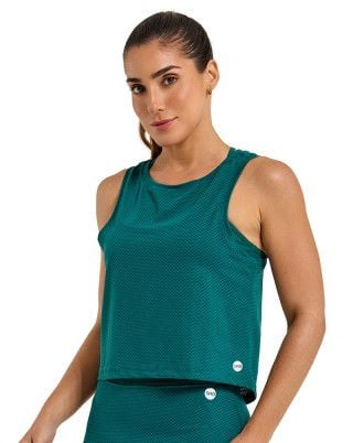 Regata Cropped BT Verde Floresta SND FItness