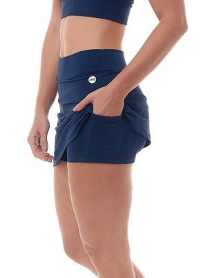 Short Saia Basic Marinho SND Sandy Fitness