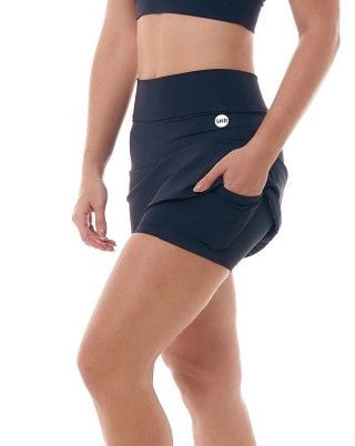Short Saia Basic Preto SND Sandy Fitness