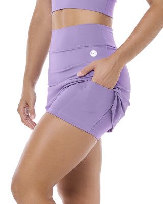 Short Saia Basic Lilás SND Fitness