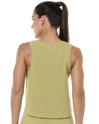 Regata Cropped BT Verde Sálvia SND FItness