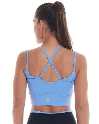 Top Soft Azul Celeste SND Sandy Fitness