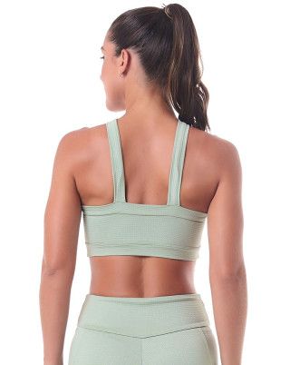 Top Jacquard Stone Menta SND Fitness