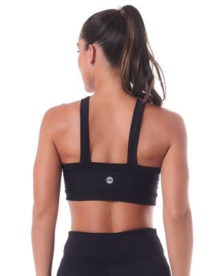 Top Jacquard Stone Preto SND Fitness