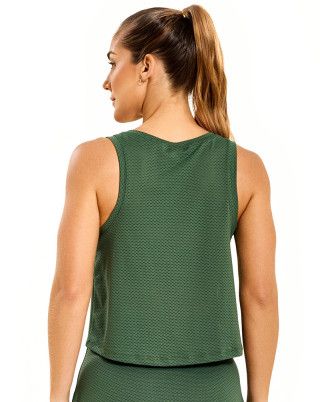 Regata Cropped BT Verde Botânico SND FItness