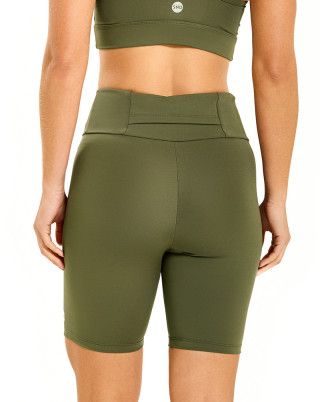 Bermuda Flat Verde Militar SND Fitness