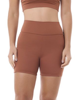 Short React Marrom SND Fitness