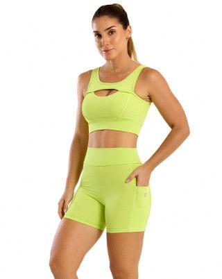 Look React Verde Lima SND Fitness