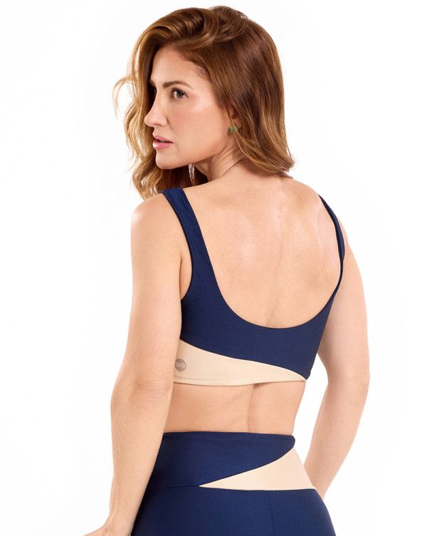 Top Axis Fit Azul Marinho Van Andretta SND